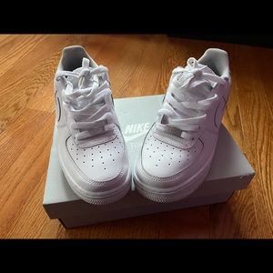 All White Air Force 1s